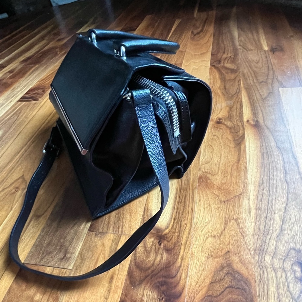 Costume national black leather purse, NEW - Picture 11 of 17